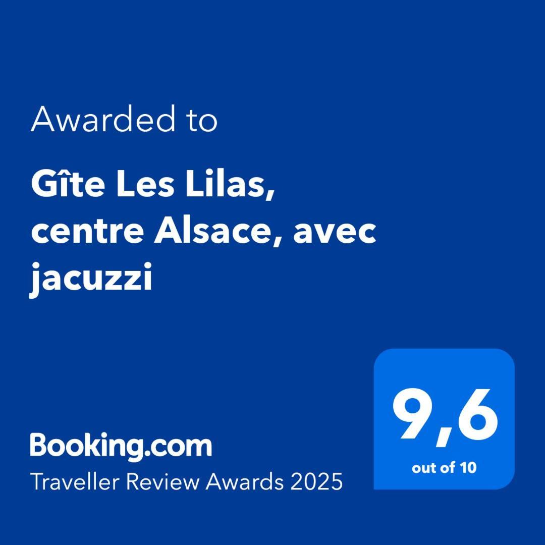 Gite Les Lilas, Centre Alsace, Avec Jacuzzi Mackenheim Ngoại thất bức ảnh